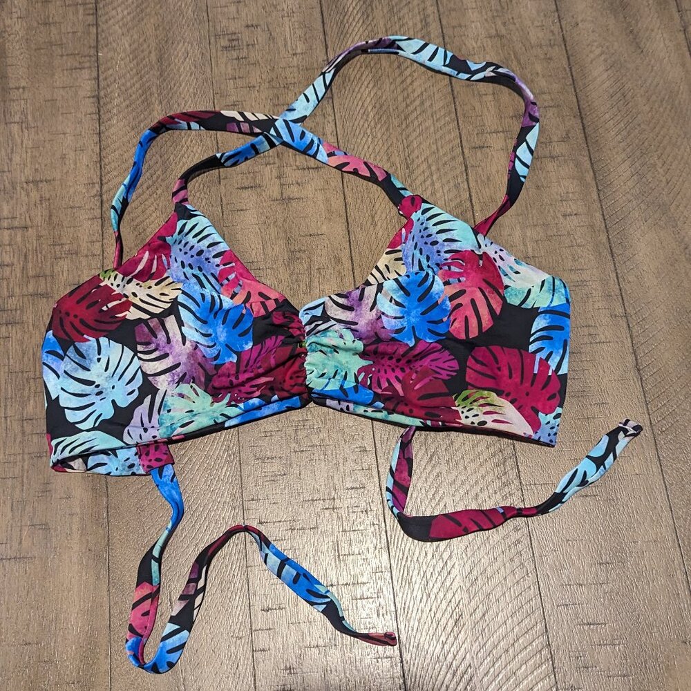 Fused Hawaii XL Kohanaiki top "Monsterra" print